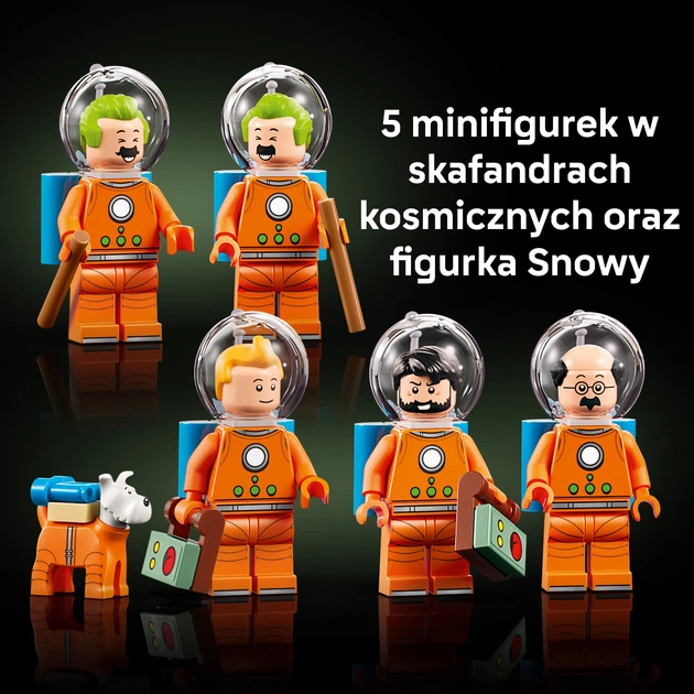 Конструктор LEGO Ideas Місячна ракета Tintin 1283 деталі (21367) - зображення 6