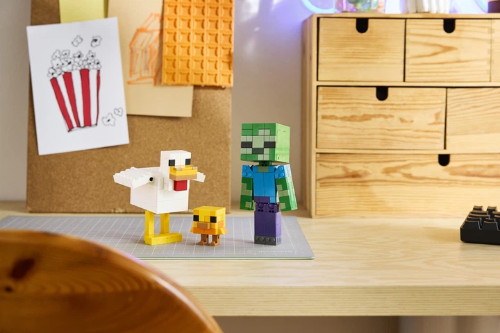 Конструктор LEGO Minecraft Курячий Жокей 344 деталі (21582) - Фото 7 Конструктор LEGO Minecraft Курячий Жокей 344 деталі (21582) - зображення 7