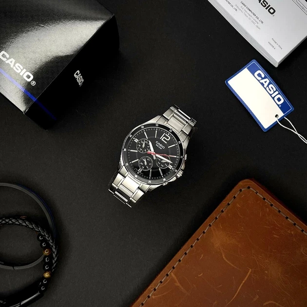 Наручний годинник Casio MTP-1374D-1A - Фото 2 Наручний годинник Casio MTP-1374D-1A - изображение 2