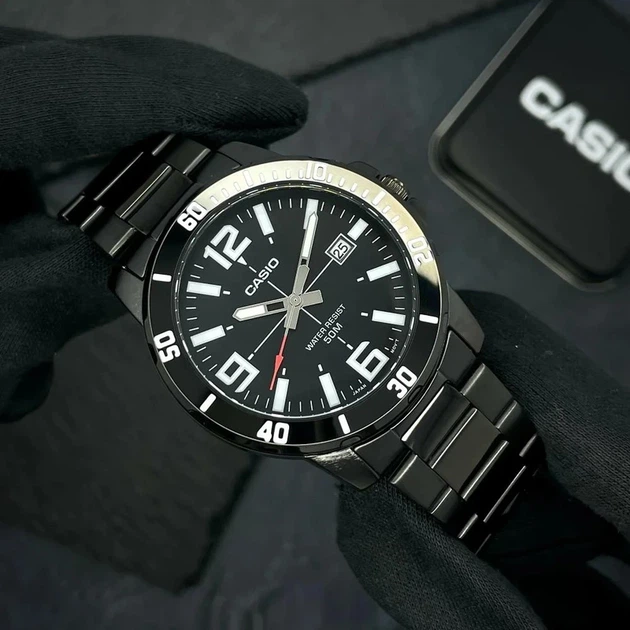 Наручний годинник Casio MTP-VD01B-1B - изображение 3
