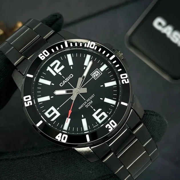Наручний годинник Casio MTP-VD01B-1B - изображение 4