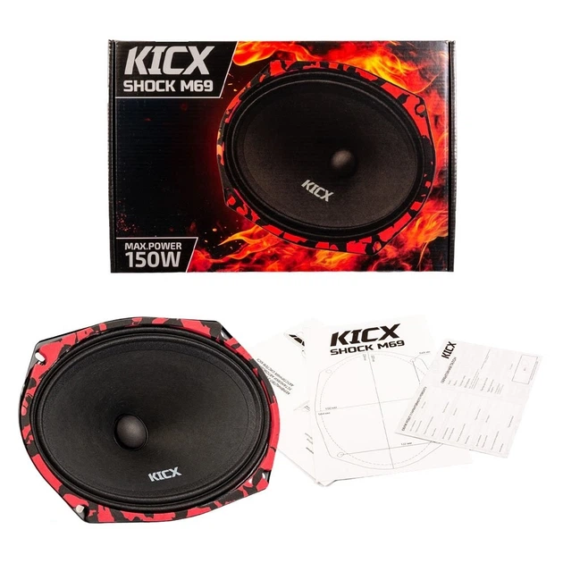 Среднечастотная акустическая система Kicx SHOCK M69 6х9″ - изображение 4