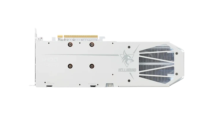 Видеокарта AMD Radeon RX 9060 XT 16GB GDDR6 Hellhound Spectral White PowerColor (RX9060XT 16G-L/OC/WHITE) - изображение 4