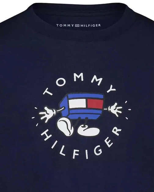 Детская футболка Tommy Hilfiger с принтом 1159865108 (Синий 2T) на рост 89 см - Фото 3 Детская футболка Tommy Hilfiger с принтом 1159865108 (Синий 2T) на рост 89 см - изображение 3