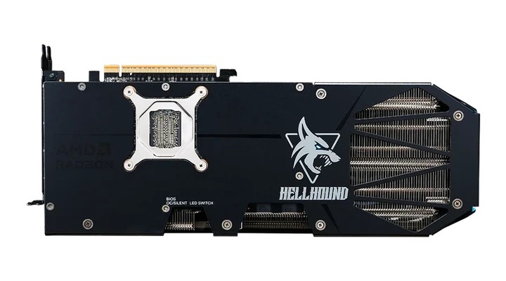 Видеокарта AMD Radeon RX 9070 XT 16GB GDDR6 Hellhound PowerColor (RX9070XT 16G-L/OC) - изображение 4