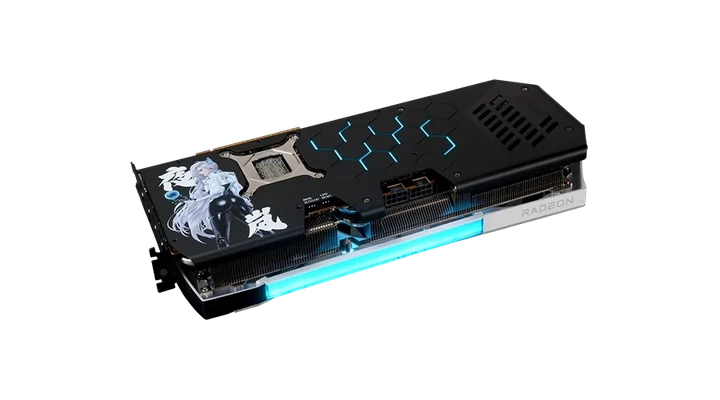 Видеокарта AMD Radeon RX 9070 XT 16GB GDDR6 Hellhound Reva Edition PowerColor (RX9070XT 16G-L/OC/REVA) - Фото 5 Видеокарта AMD Radeon RX 9070 XT 16GB GDDR6 Hellhound Reva Edition PowerColor (RX9070XT 16G-L/OC/REVA) - изображение 5