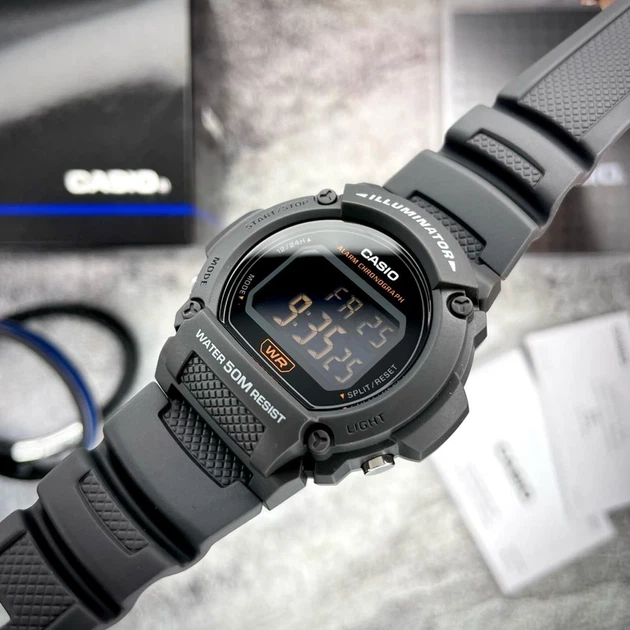 Наручний годинник Casio W-219H-8B - изображение 5