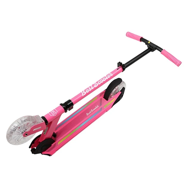 Двоколісний самокат Best Scooter L-80864, колеса PU 145мм, дека та вилки з LED-підсвіткою - изображение 4
