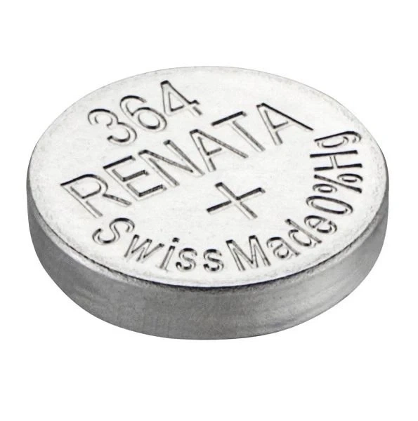 Батарейка Renata 364 (SR621SW) 3 ШТУКИ, серебряно-оксидная, 1.55V, для часов, Швейцария - изображение 2