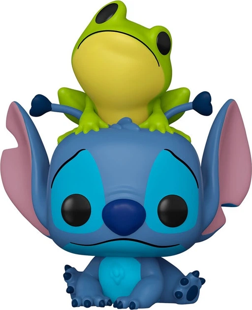 Фігурка Funko Pop! Disney Lilo & Stitch 986 Stitch with Frog Exclusive 51795 (889698517959) - Фото 2 Фігурка Funko Pop! Disney Lilo & Stitch 986 Stitch with Frog Exclusive 51795 (889698517959) - зображення 2
