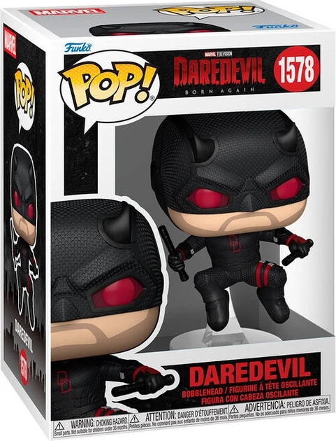 Figurka Funko Pop! Marvel Daredevil Born Again 1578 Daredevil Black Suit 91849 (889698918497) - Zdjęcie 1 Figurka Funko Pop! Marvel Daredevil Born Again 1578 Daredevil Black Suit 91849 (889698918497) - obraz 1