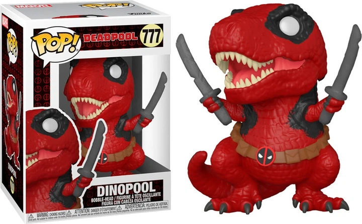 Figurka Funko Pop! Marvel Deadpool 777 Dinopool Bobble-Head 54655 (889698546553) - Zdjęcie 3 Figurka Funko Pop! Marvel Deadpool 777 Dinopool Bobble-Head 54655 (889698546553) - obraz 3