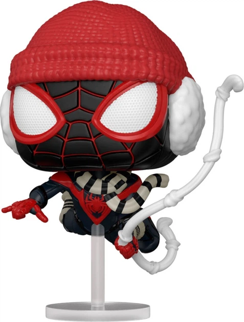 Figurka Funko Pop! Marvel Spider-Man Miles Morales 771 Miles Morales in Winter Suit Bobble-Head 54692 (889698546928) - obraz 2