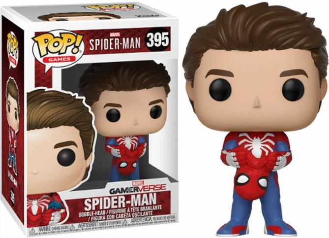 Figurka Funko Pop! Marvel Spider-Man 395 Spider-Man unmasked Bobble-Head 30633 (889698306331) - obraz 3
