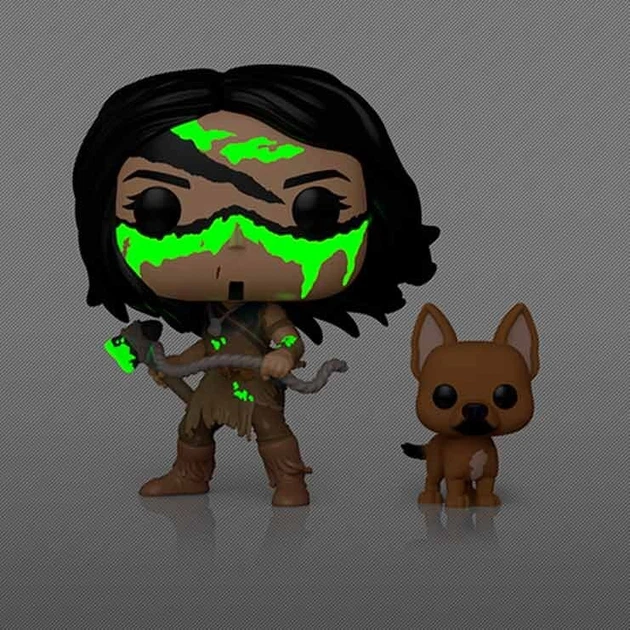 Figurka Funko Pop! Plus Prey 1910 Naru with Sarii (Glows in the Dark) 86614 (889698866149) - obraz 3