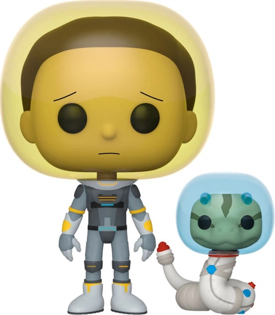 Figurka Funko Pop! Rick & Morty 690 Space Suit Morty with Snake 45435 (889698454353) - obraz 2