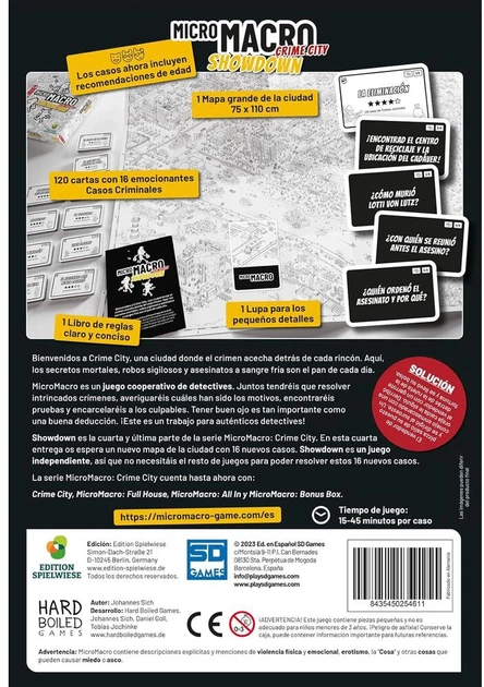 Gra planszowa SD Games Micro Macro Showdown (wersja hiszpańska) (8435450254611) - obraz 6