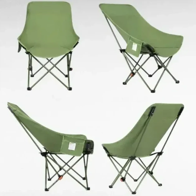 Складной туристический стул MA560green 45×93×58 см зеленый до 200 кг для рыбалки, кемпинга и пикника - Фото 2 Складной туристический стул MA560green 45×93×58 см зеленый до 200 кг для рыбалки, кемпинга и пикника - изображение 2