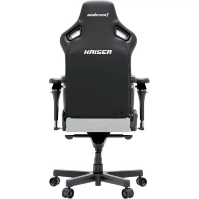 Кресло игровое Anda Seat Kaiser 4 v2 Fabric Size xl Ash Grey (ad12yddc-xll-20-g-cf-03) - изображение 4