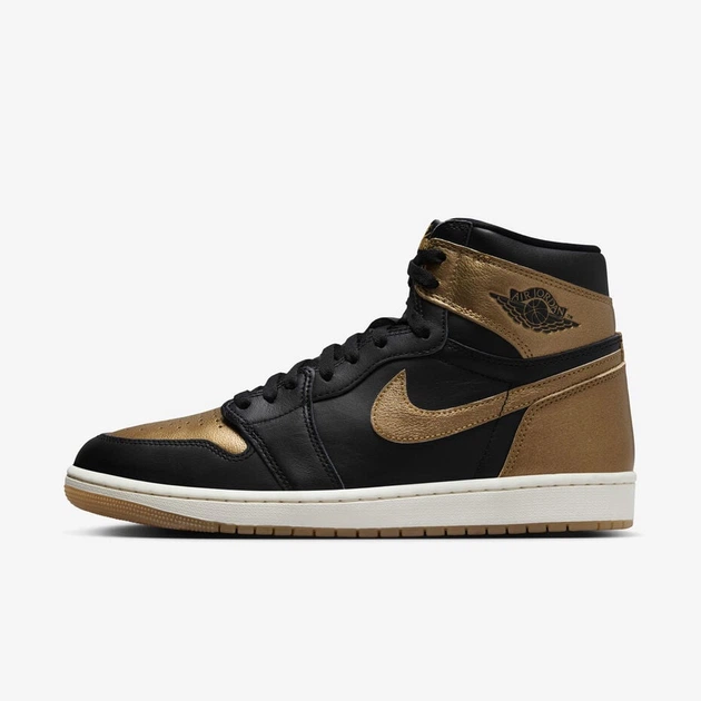 Чоловічі кросівки Air Jordan 1 Retro High OG золотистий з чорним 42 - Фото 1 Чоловічі кросівки Air Jordan 1 Retro High OG золотистий з чорним 42 - изображение 1
