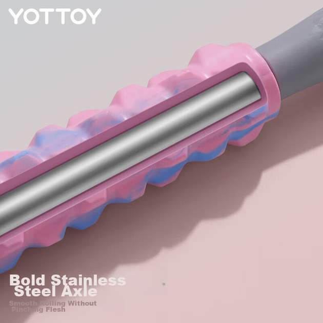 Фитнес-комплект Yottoy с массажным мячом и стойкой для йоги (3 предмета) из пенополиуретана. - изображение 10