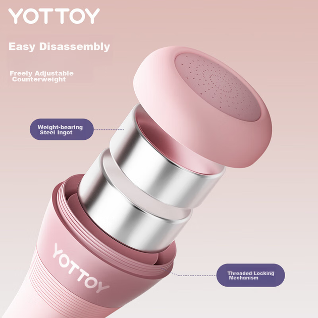 Гантели Yottoy, регулируемый вес, фитнес-оборудование для мужчин и женщин, небольшие гантели для домашнего использования, для тренировки мышц рук у детей. - изображение 4