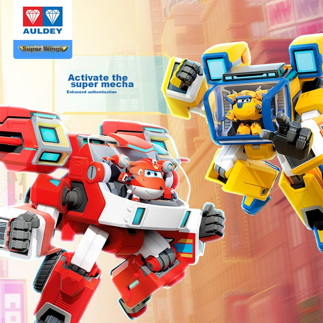 AULDEY Super Wings Super Equipment Carrier Transforming Robot Ledi with Mini Wings, Children's Toys, Birthday Gift - Фото 5 AULDEY Super Wings Super Equipment Carrier Transforming Robot Ledi with Mini Wings, Children's Toys, Birthday Gift - изображение 5