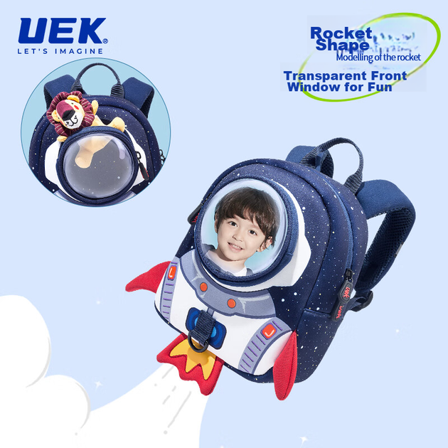 Рюкзак-ремень безопасности UEK детский синий 1-3 года - Фото 7 Рюкзак-ремень безопасности UEK детский синий 1-3 года - изображение 7