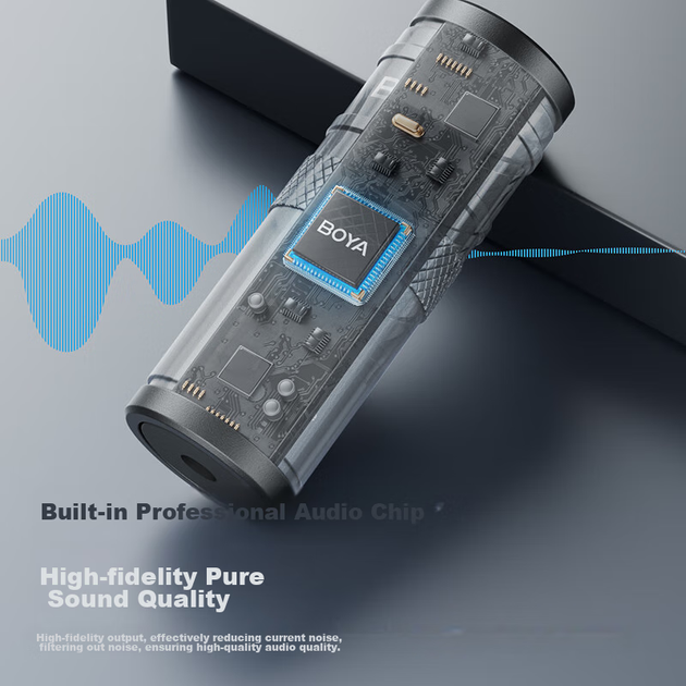 Микрофон BOYA M1 с зажимом для компьютера, смартфона, камеры, интервью, видеоблога, коротких видеороликов, дубляжа, прямых трансляций, записи звука, длина кабеля 6 метров. - изображение 7