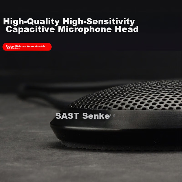 Микрофон SAST OK-81B всенаправленный конденсаторный USB для ПК/конференций - изображение 5