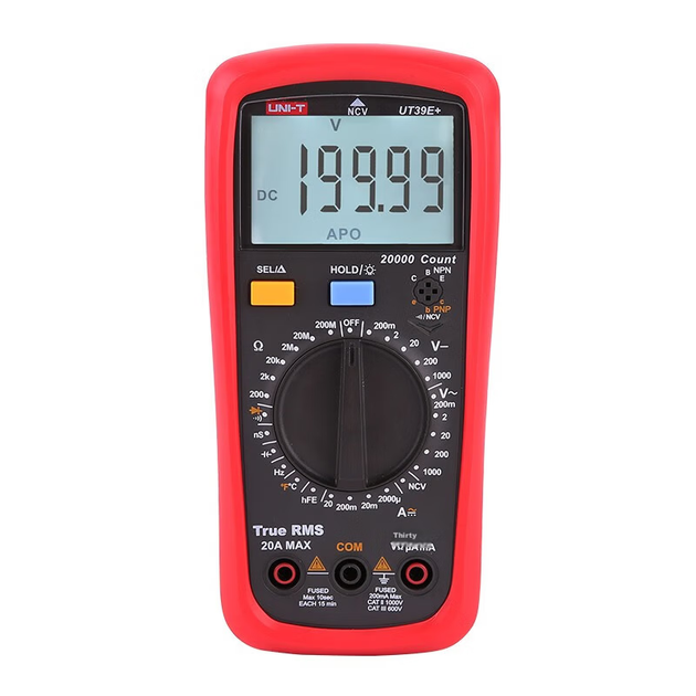 UNI-T UT39E+ Высокоточный цифровой мультиметр, универсальный, интеллектуальный, с защитой от ожогов, для домашнего использования электриков. - изображение 2