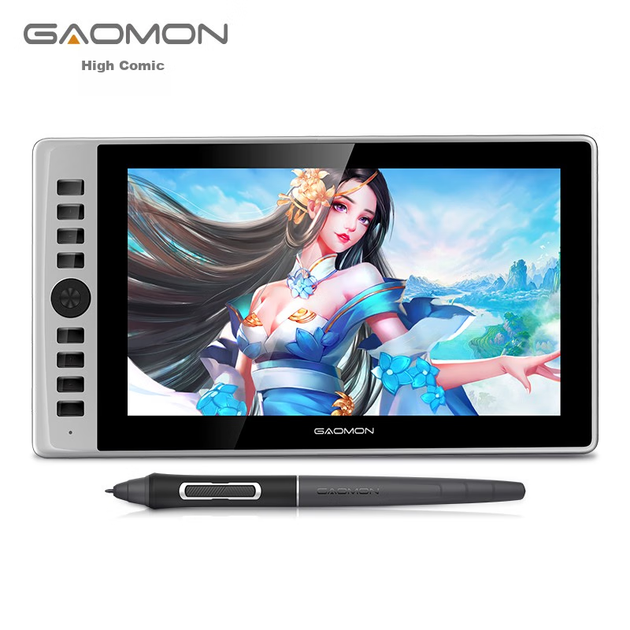 Gaoman (GAOMON) G12 Розумний цифровий дисплей, планшет для малювання, екран для комп'ютерної графіки, планшет для малювання, екран для рукописного введення РК-дисплеєм, цифрова дошка для малювання - зображення 5