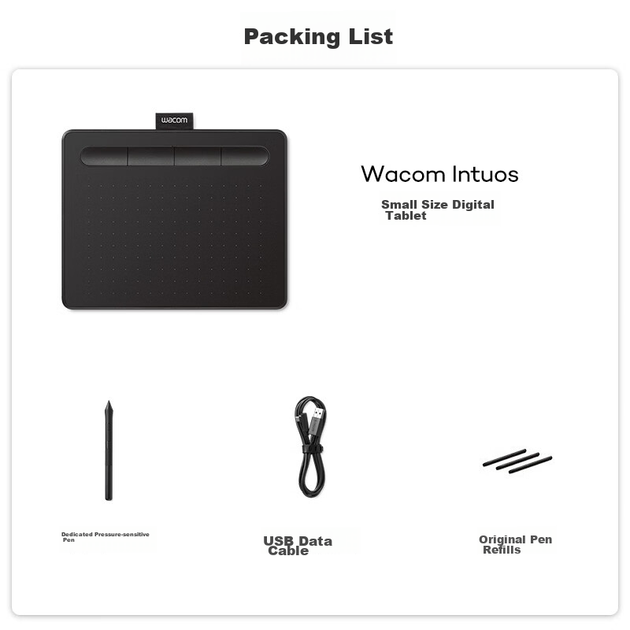 Графічний планшет Wacom CTL-4100/K0 Black - зображення 3