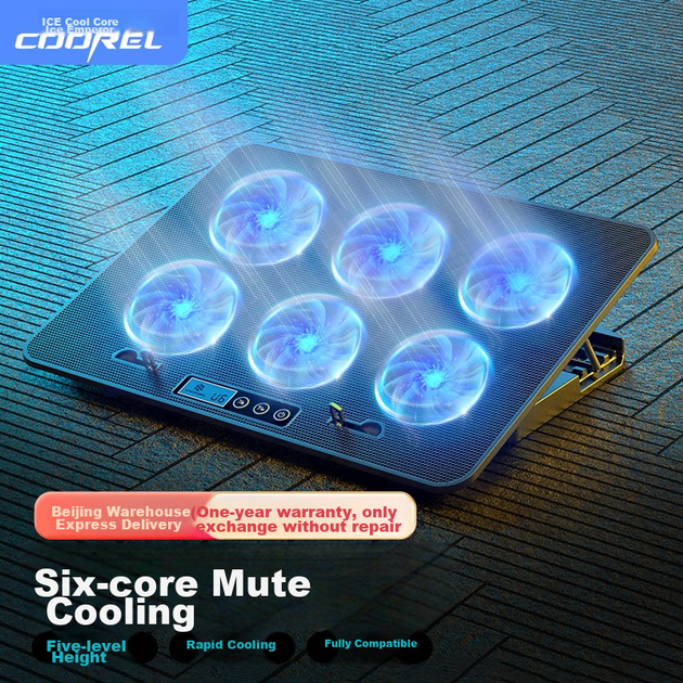 Охлаждающая подставка для ноутбука Ice Coorel A9 с ЖК-дисплеем - Фото 4 Охлаждающая подставка для ноутбука Ice Coorel A9 с ЖК-дисплеем - изображение 4