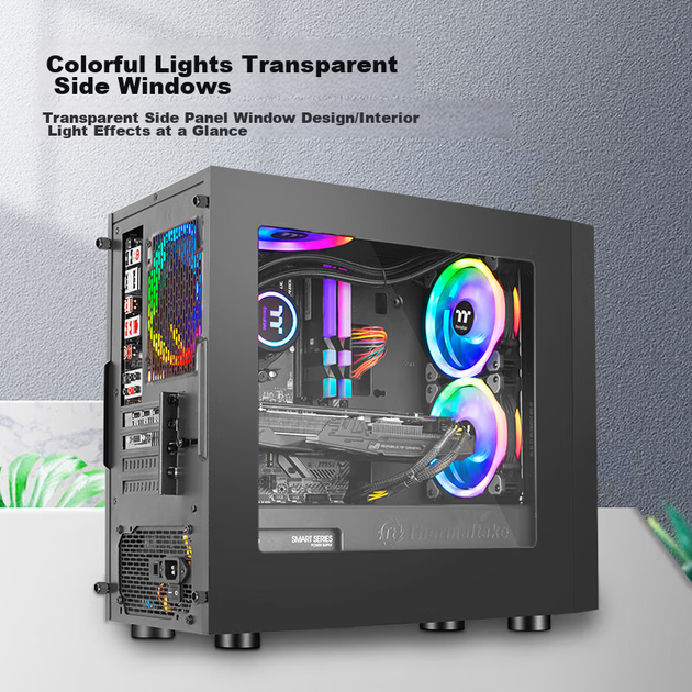 Корпус Thermaltake Chuyizhezhe F1 + блок питания 400 Вт - изображение 6
