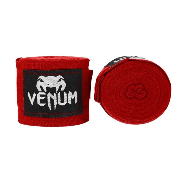 Бинты боксерские VENUM 4M для муай-тай/саньда, красные, 4 м - Фото 3 Бинты боксерские VENUM 4M для муай-тай/саньда, красные, 4 м - изображение 3