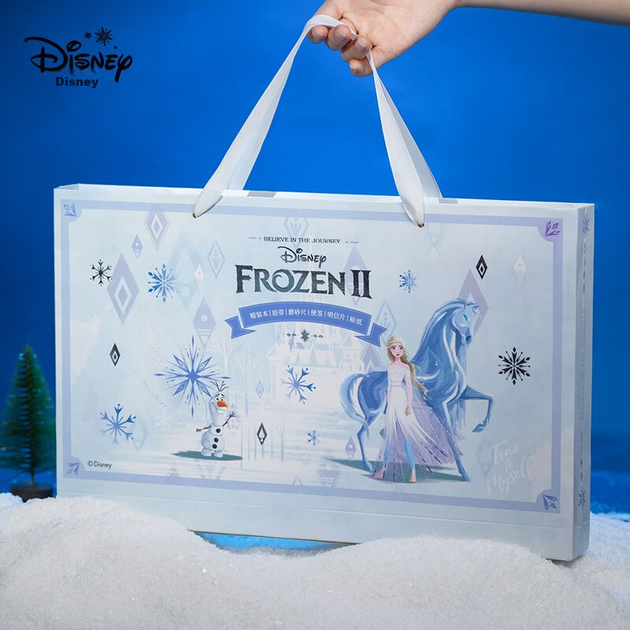 Набор Disney Planner, блокнот и канцелярские принадлежности, Эльза, светло-голубой - изображение 9