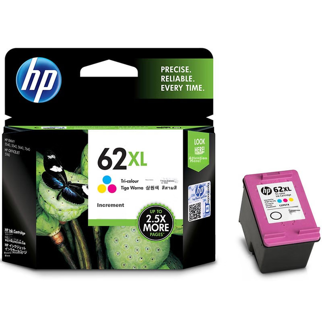Картридж струйный HP C2P07AA 62XL цветной для OfficeJet 200 - изображение 4