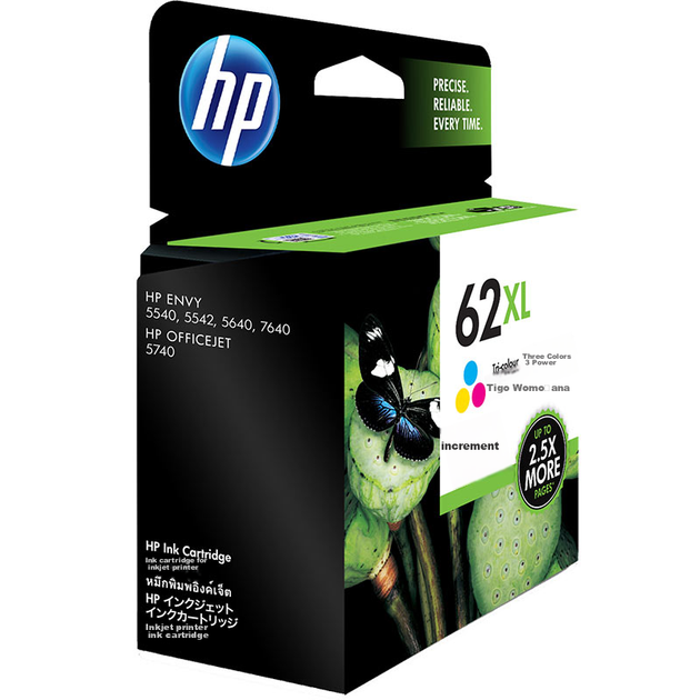 Картридж струйный HP C2P07AA 62XL цветной для OfficeJet 200 - изображение 5