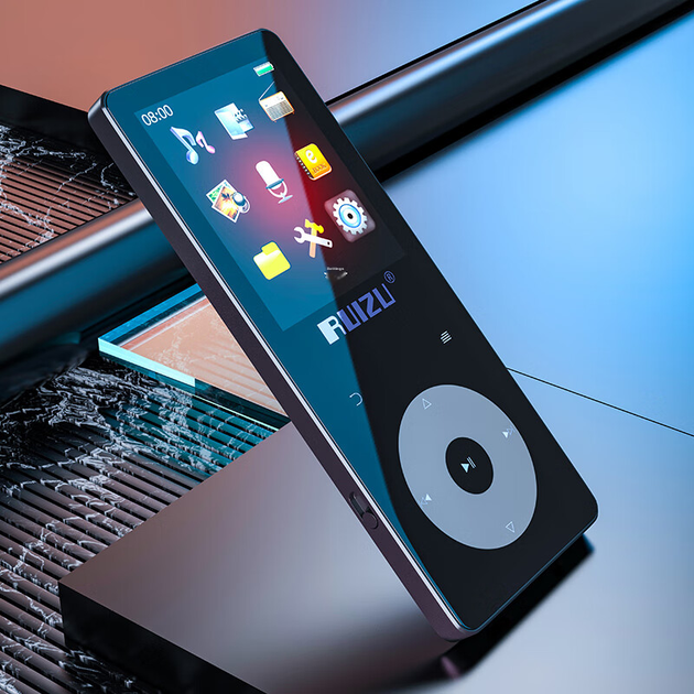 RUIZU X02 16GB MP3/MP4 музичний плеєр, відтворення без втрат якості по Bluetooth, портативний плеєр для студентів і любителів спорту, пристрій для читання електронних книг у форматі MP5, диктофон з шумозаглушенням - зображення 8