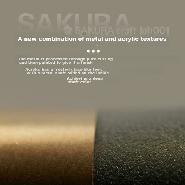 Ручка SAKURA фирменная деловая шариковая латунная винтажная, подарочная, craft_lab 001, черная - изображение 11