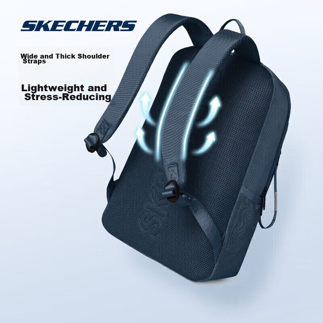 Рюкзак для ноутбука Skechers великої місткості, спортивний дорожній рюкзак для чоловіків та жінок, модель L320U196 - зображення 5