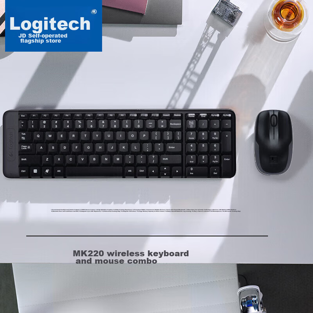 Комплект беспроводной Logitech MK220 Black - Фото 5 Комплект беспроводной Logitech MK220 Black - изображение 5