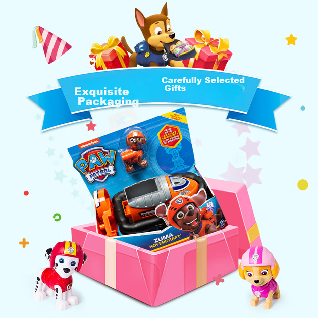 ЩЕНЯЧИЙ ПАТРУЛЬ Офіційна іграшкова машинка Патрульний транспортний засіб для хлопчиків та дівчаток, іграшковий човен, подарунок на день народження для дітей віком 3-6 років - изображение 8