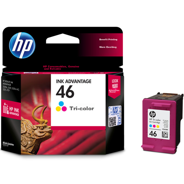 Оригінальний кольоровий чорнильний картридж HP, сумісний з принтерами HP Deskjet 2020hc/2520hc/2529/2029/4729 - изображение 5