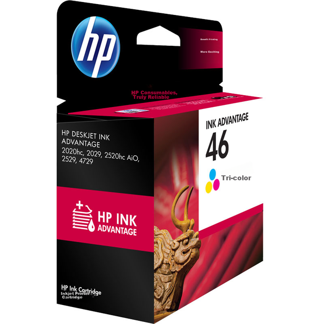 Оригінальний кольоровий чорнильний картридж HP, сумісний з принтерами HP Deskjet 2020hc/2520hc/2529/2029/4729 - изображение 6