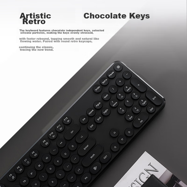 Комплект беспроводной Rapoo X260S Wireless Pink - изображение 6