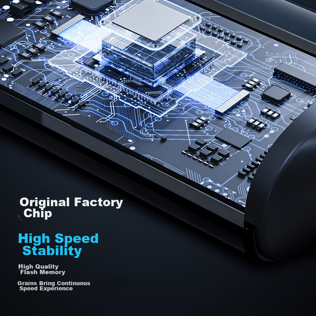 Флеш-накопитель Lenovo Ecosystem Brand Yinengzhe 16 ГБ USB 2.0, высокоскоростной, цвет «оружейная сталь», мини-USB-накопитель для автомобиля и офиса, металлический корпус. - изображение 5