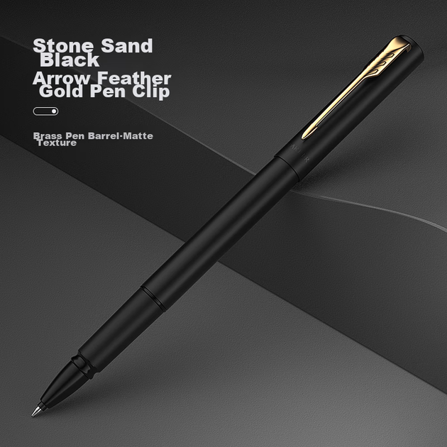 Ручка PARKER Signature деловая с золотым зажимом, черная, подарочная - изображение 5