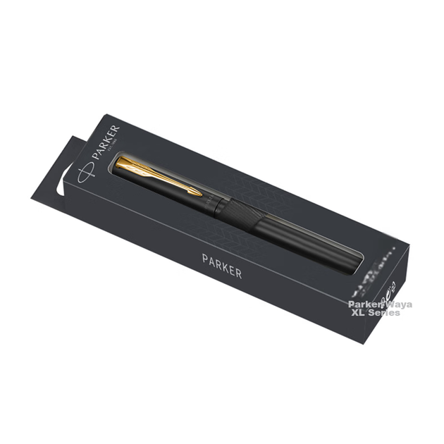 Ручка PARKER Signature деловая с золотым зажимом, черная, подарочная - изображение 7